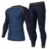 Halti Neva Mens Merino Base Layer Set Estate Blue