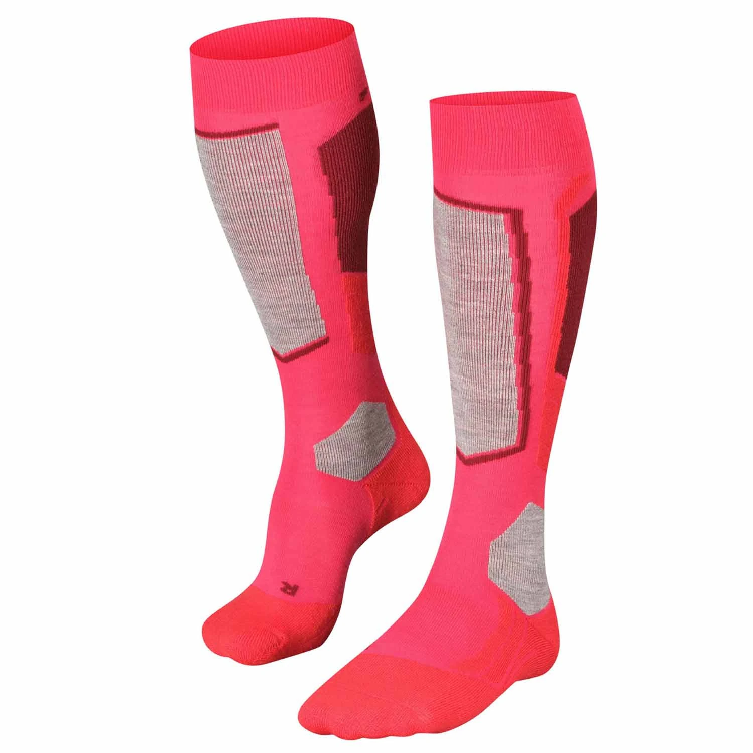 Falke SK2 Womens Ski Socks Rose 1 Falke SK2 Womens Ski Socks Rose
