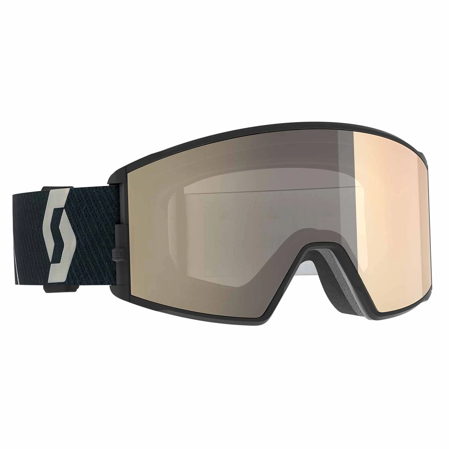 Scott React Light Sensitive Ski Goggles Mountain Black 1 Scott React Light Sensitive Ski Goggles Mountain Black