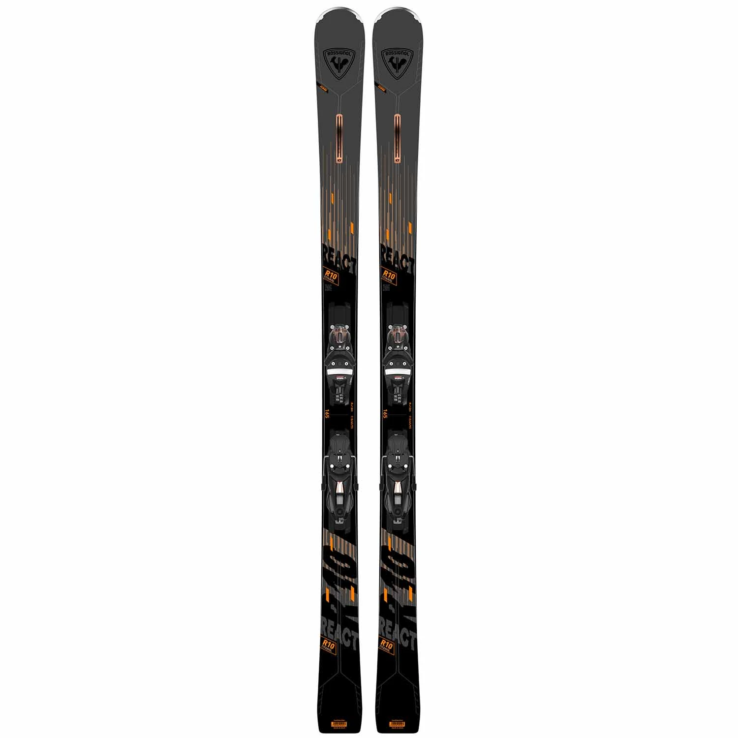 Rossignol React 10 Ti Ski With SPX 12 Konect GW Binding